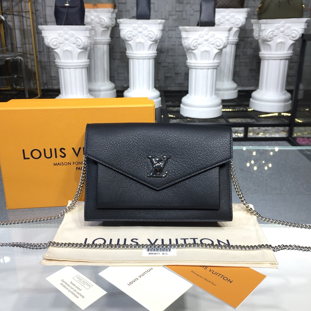 Louis Vuitton MYLOCKME POCHETTE Shoudler Bag M63926 Black